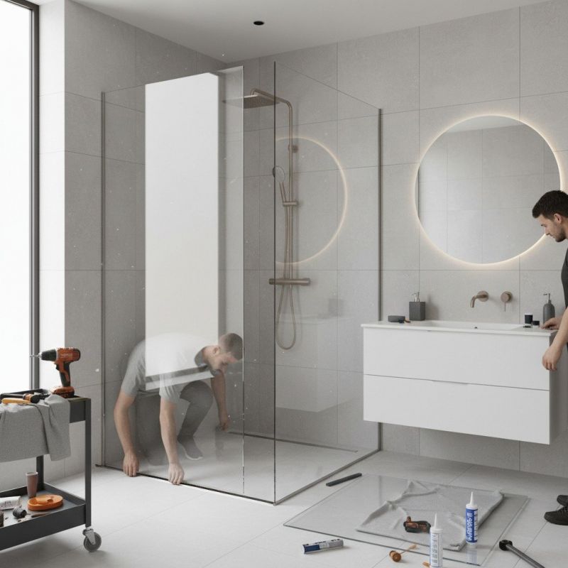 Glass Shower Installation