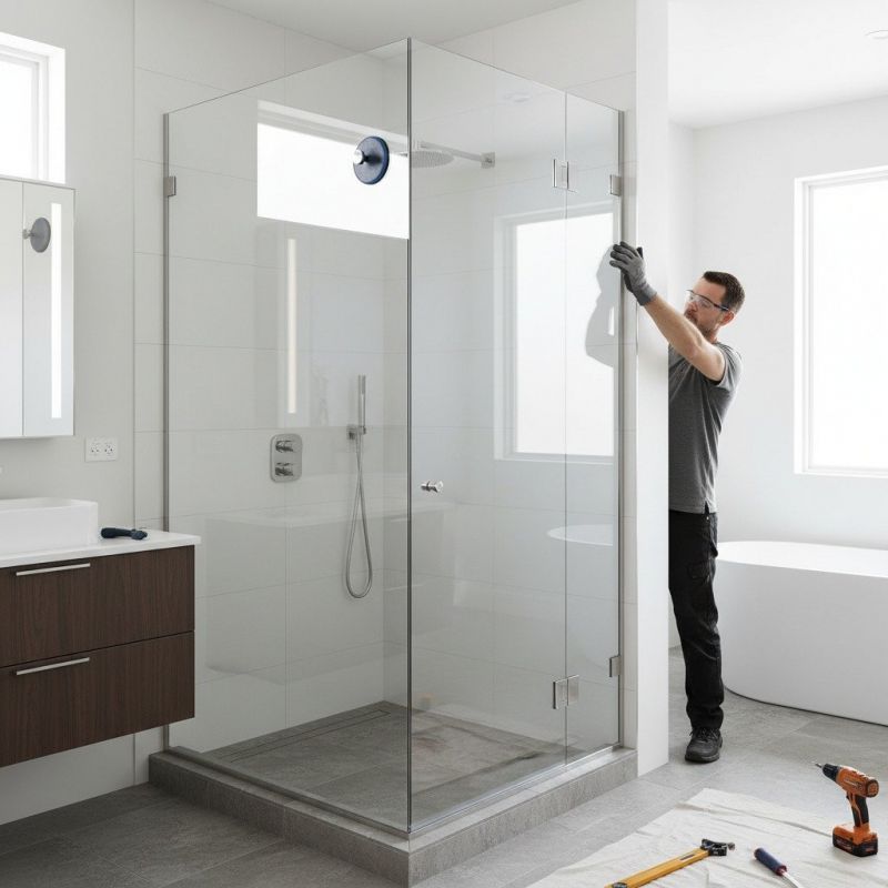Shower Door Installation